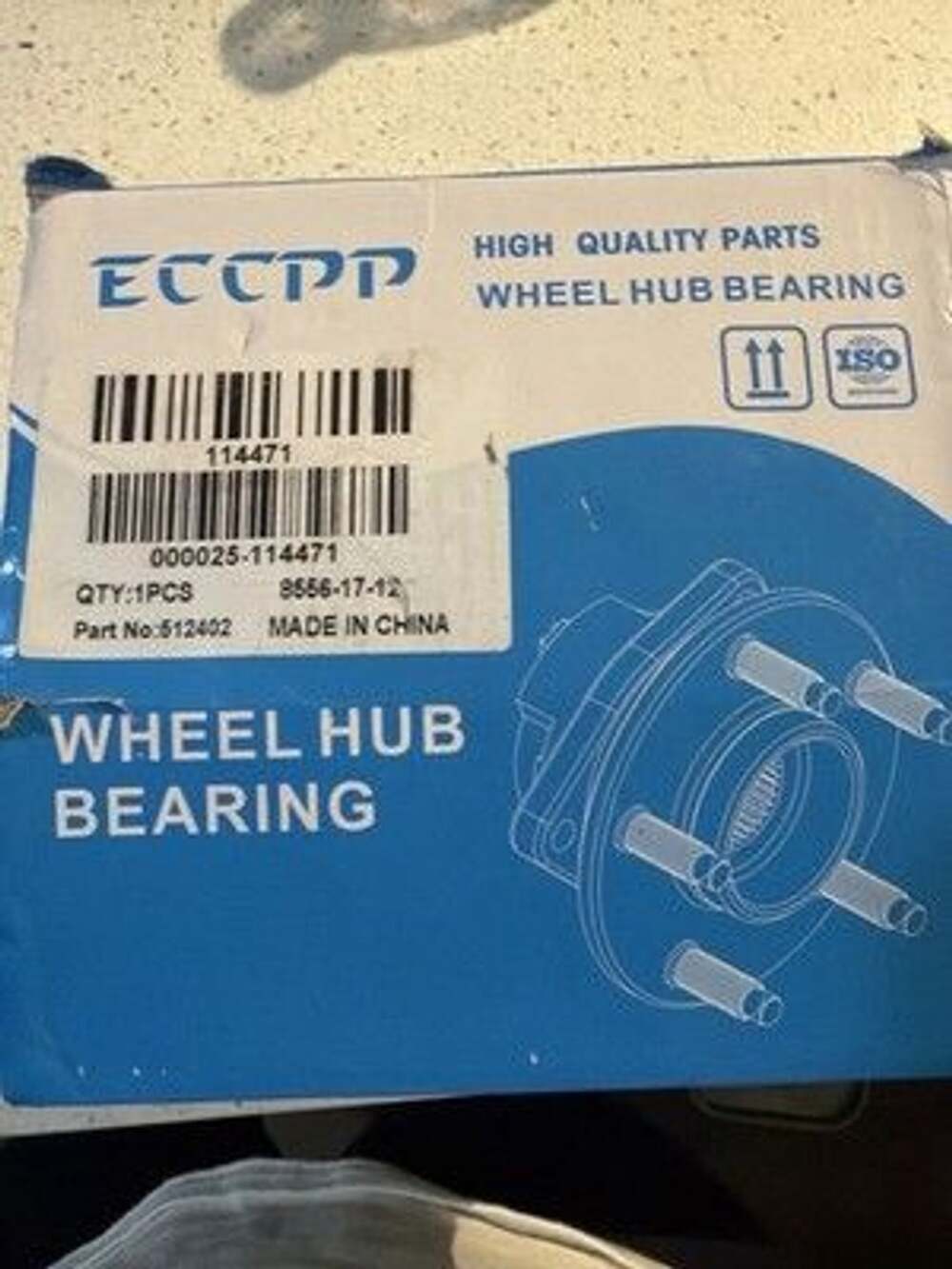 ECCPP 512402 Front Wheel Hub Bearing Assembly Chevy Cobalt HHR Pontiac G5 Saturn